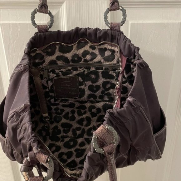 Dark Purple Brighton Purse - Picture 10 of 14